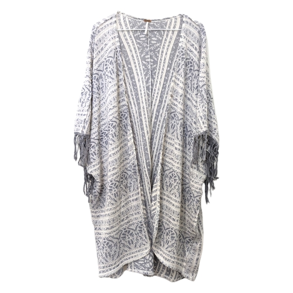 Free People Fringe Kimono XS - Picture 1 of 5